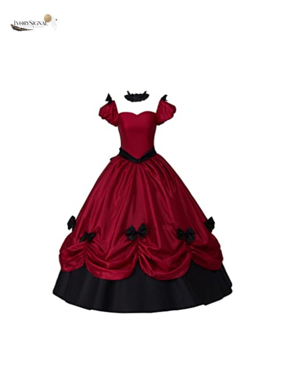 Victorian Rococo Ball Gown Costume Long Sleeve Off Shoulder Cosplay Dress